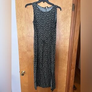 Floral Long Dress with Slit